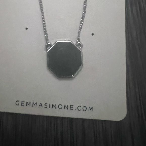Gemma Simone Black and Silver tone Necklace - Picture 3 of 5